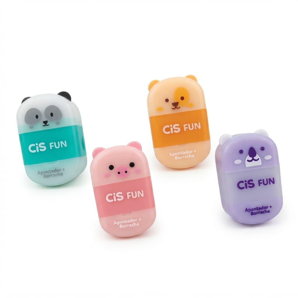 APONTADOR E BORRACHA CIS FUN