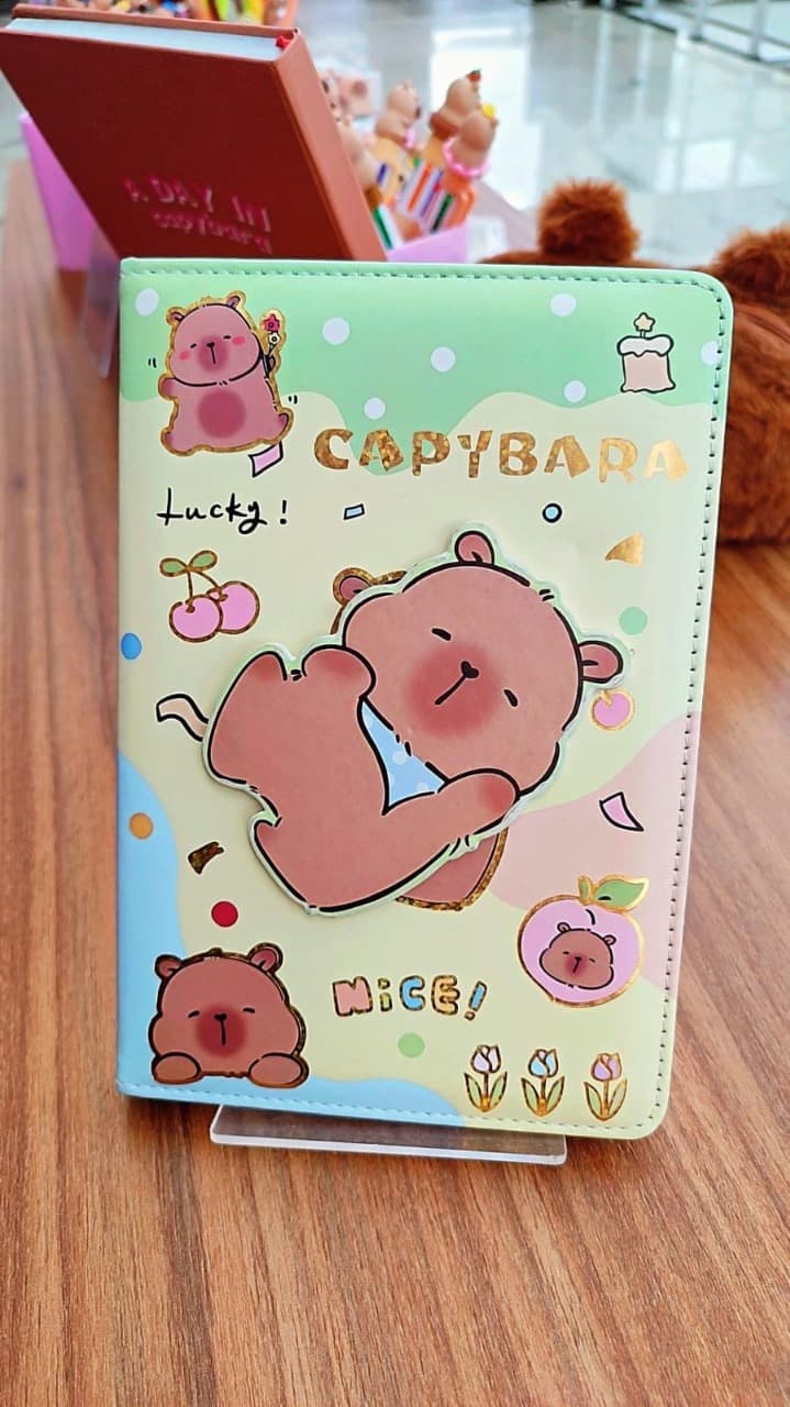 CADERNO LUXO .:Giragira Capivara