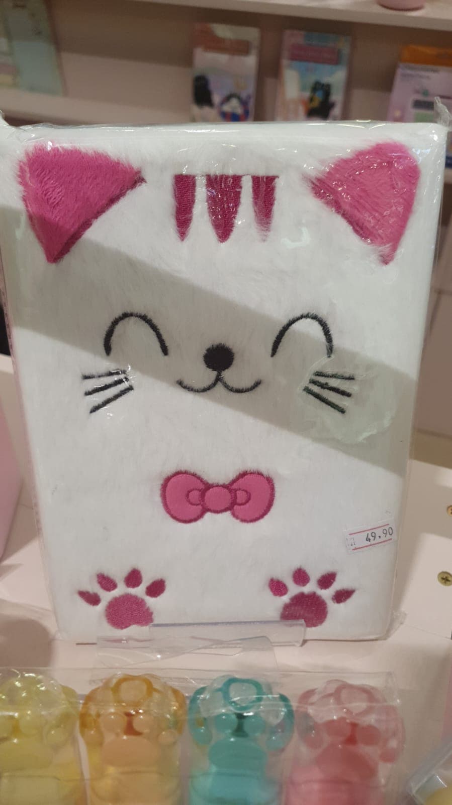 CADERNO PELÚCIA .:Gatinho Fofo
