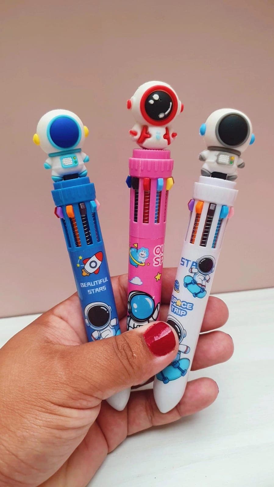 CANETA 10 CORES Astronauta