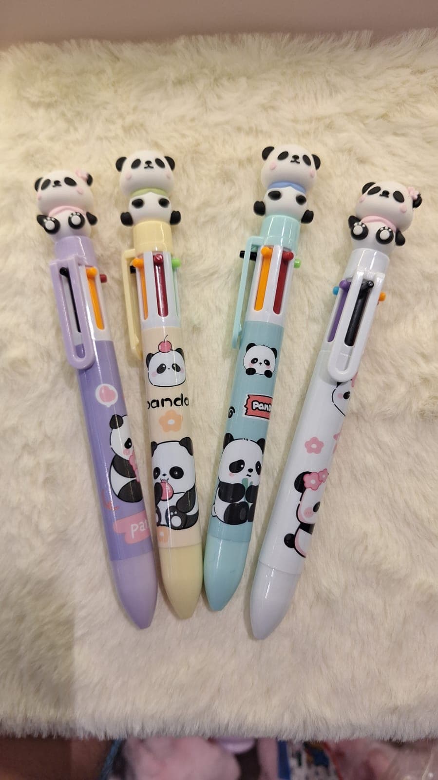 CANETA 6 CORES Panda