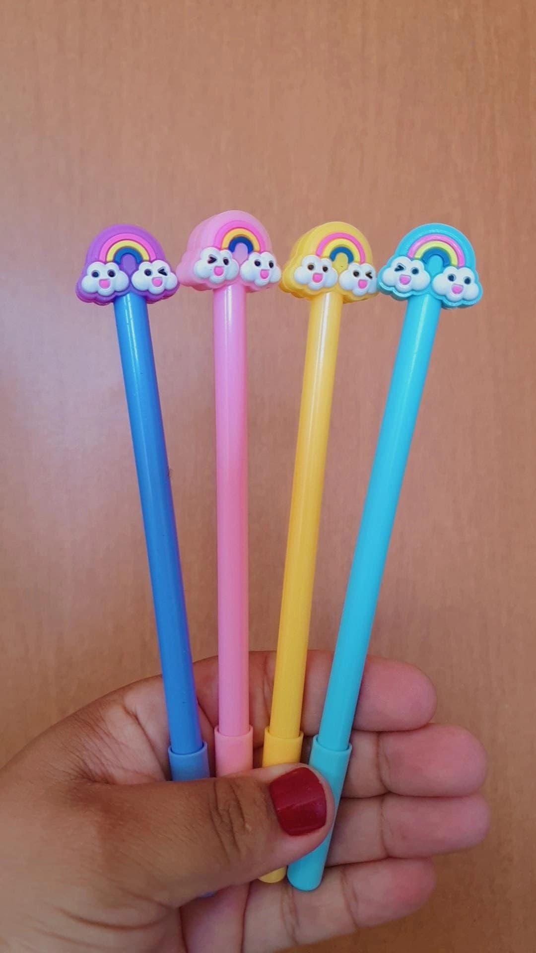 CANETA GEL .:Arco-íris