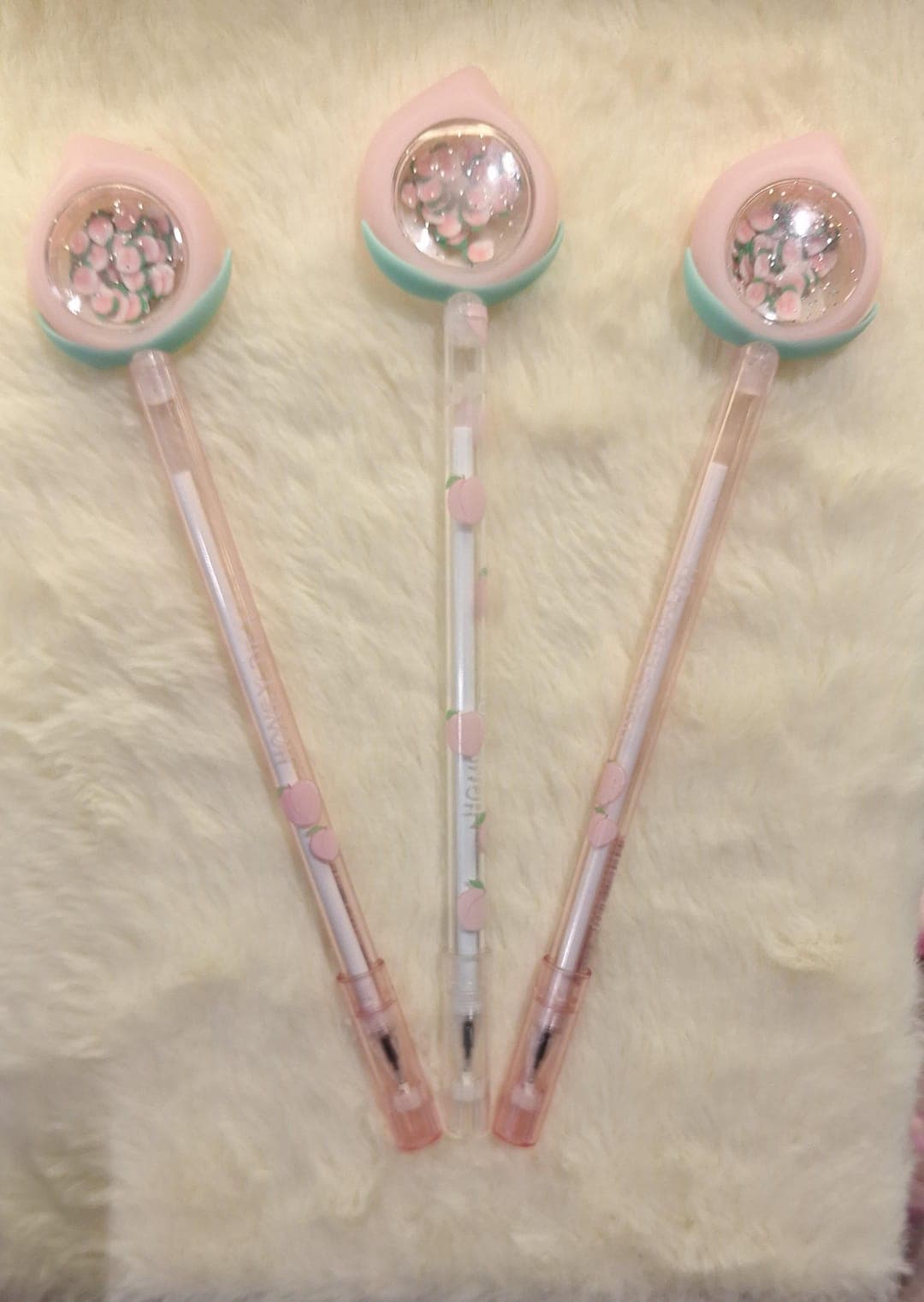 CANETA GEL .:Flor Pêssego