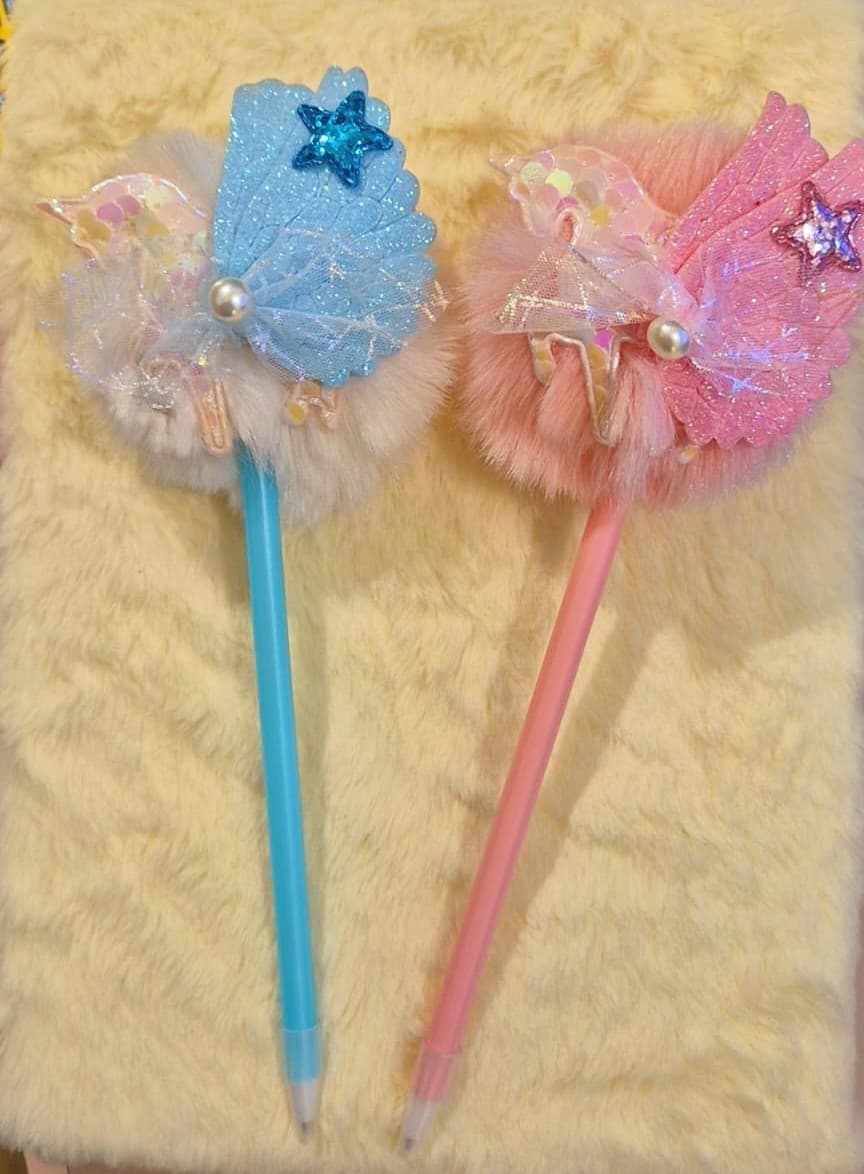 CANETA LUXO .:Pompom Unicórnio