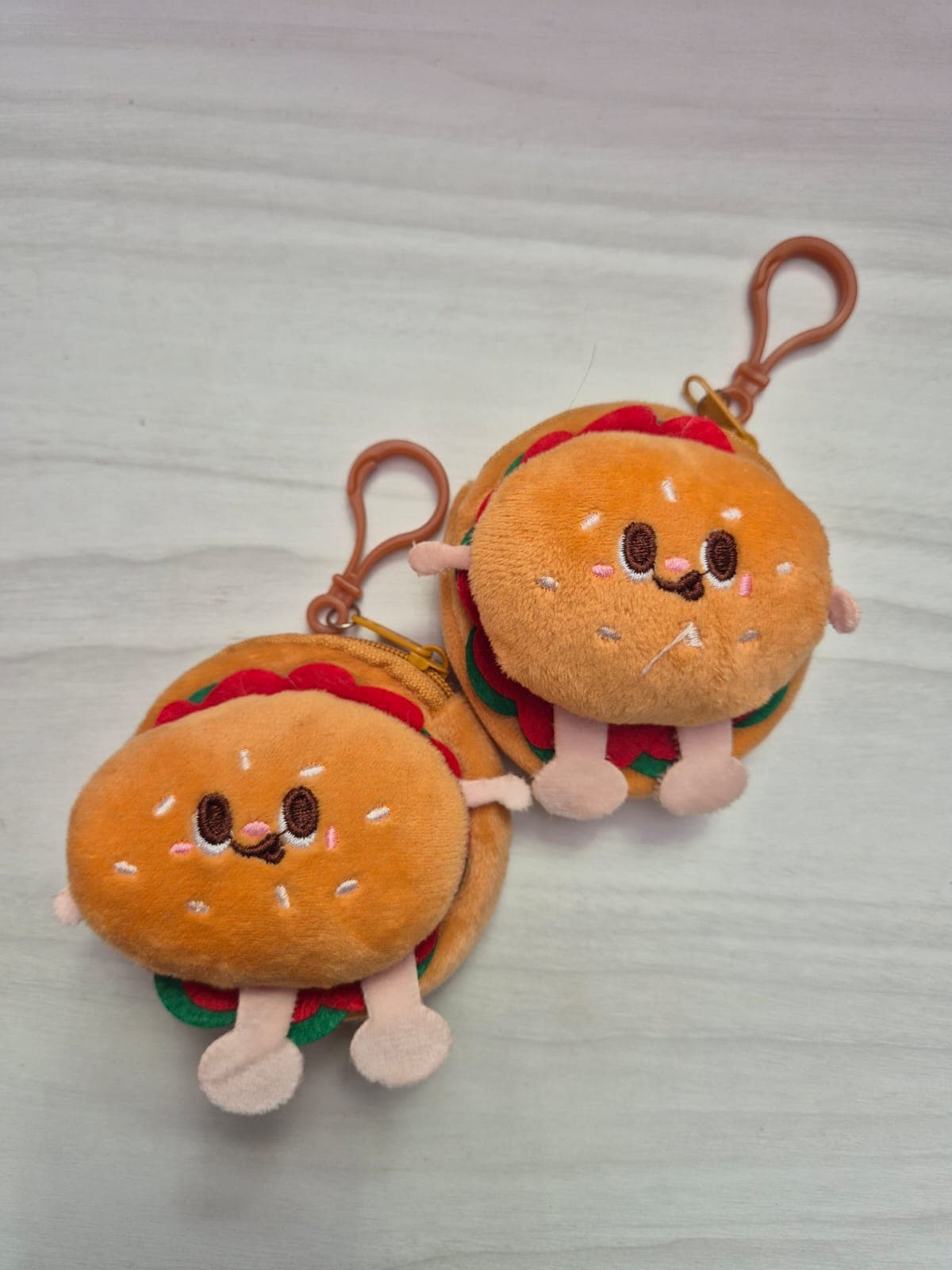 CHAVEIRO PORTA MOEDA .:Hamburguinho