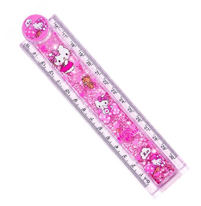 RÉGUA DOBRÁVEL 30cm Dobrável Hello Kitty