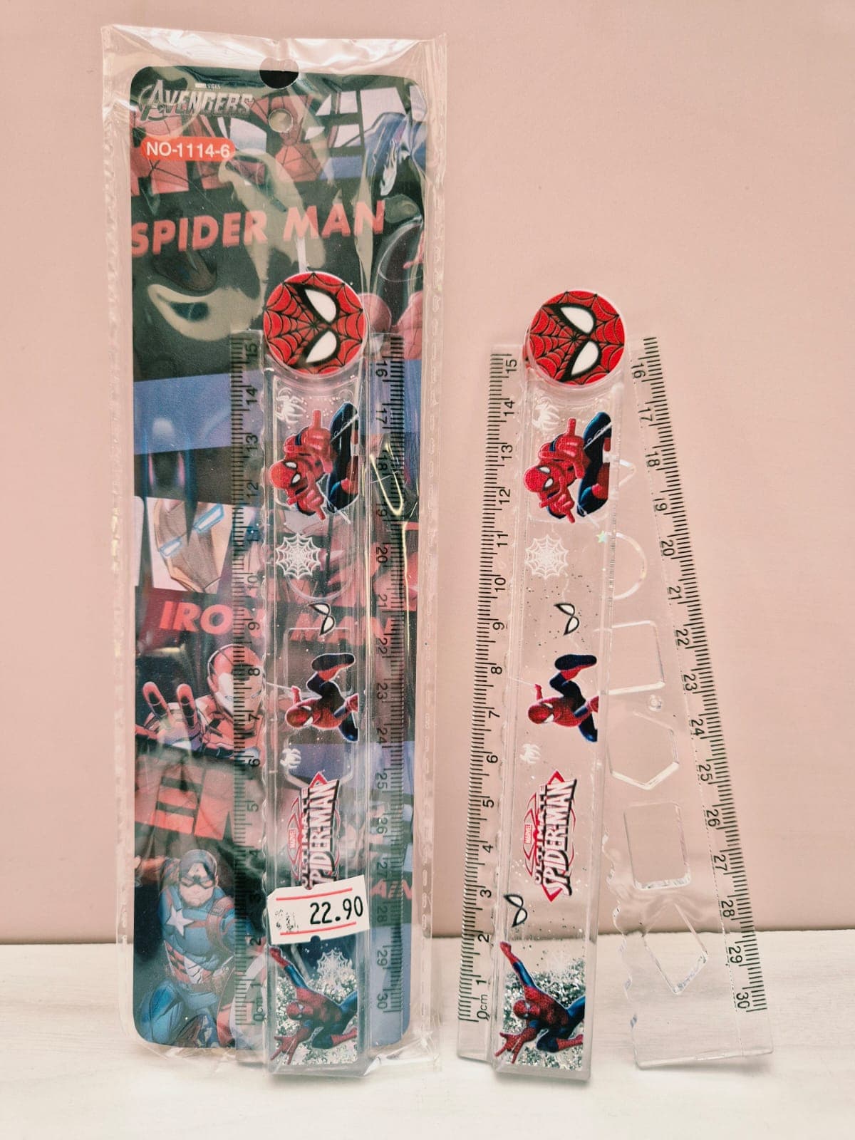 RÉGUA DOBRÁVEL 30cm Dobrável Homem Aranha