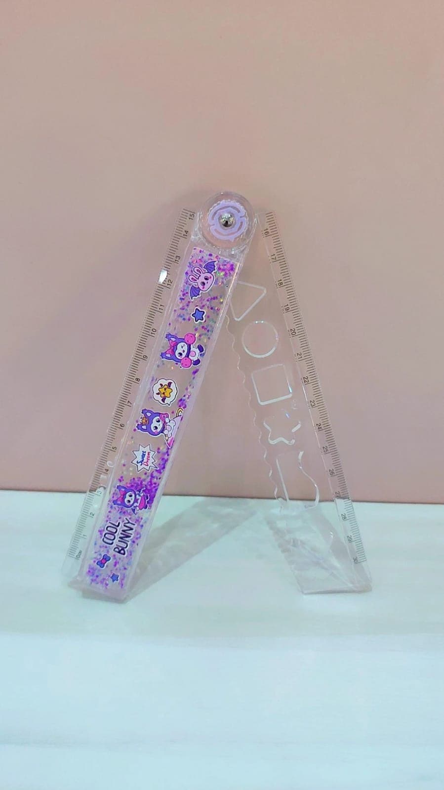 RÉGUA DOBRÁVEL 30cm Dobrável Kuromi