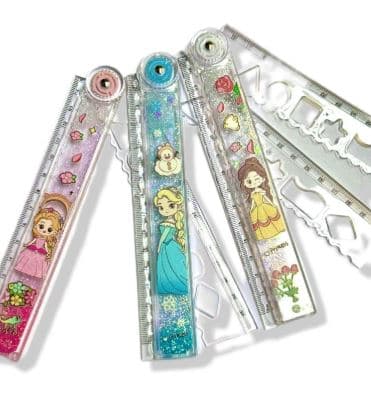 RÉGUA DOBRÁVEL 30cm Dobrável Princesas