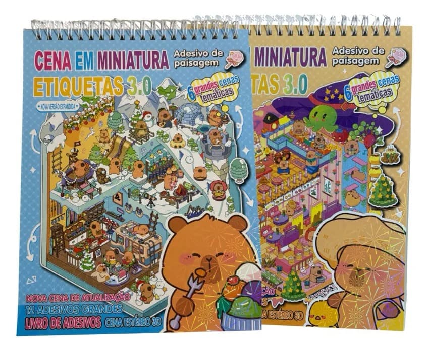 ADESIVOS .:Cenário Capivara Grande - 6 cenas