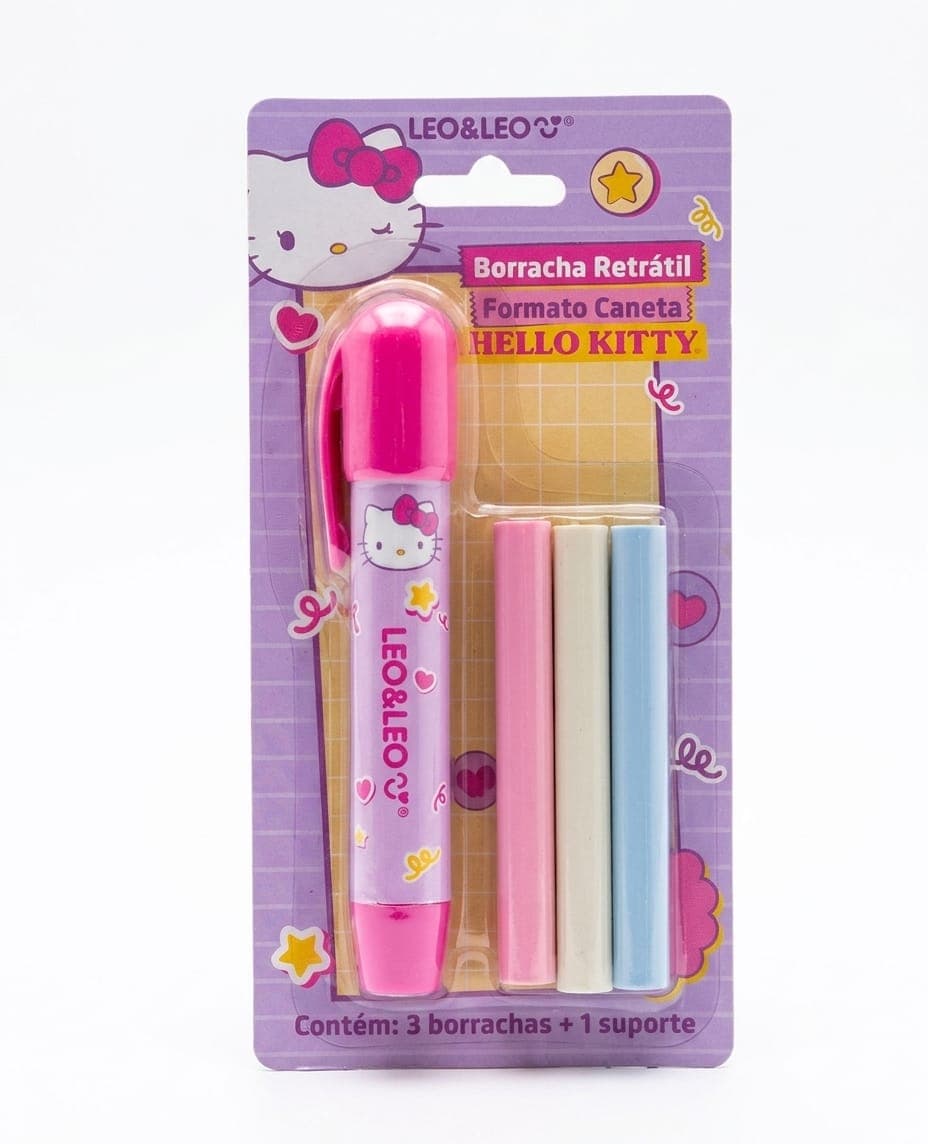 BORRACHA RETRÁTIL .:Kit Hello Kitty
