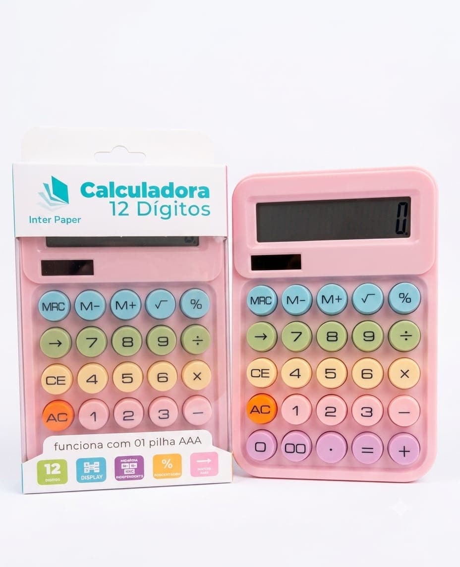 CALCULADORA .:Eletrônica Solar Inter Paper
