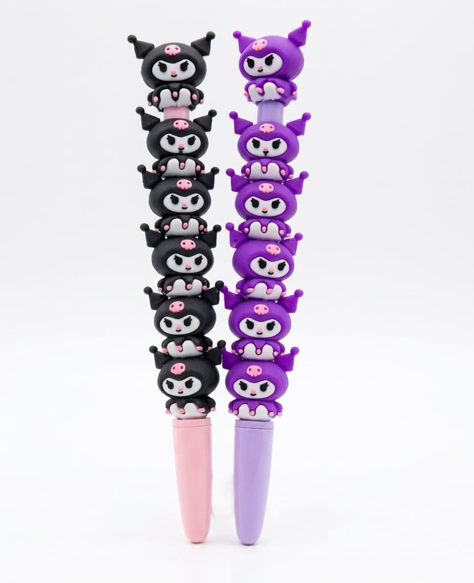 CANETA LUXO .:Kuromi - gira gira