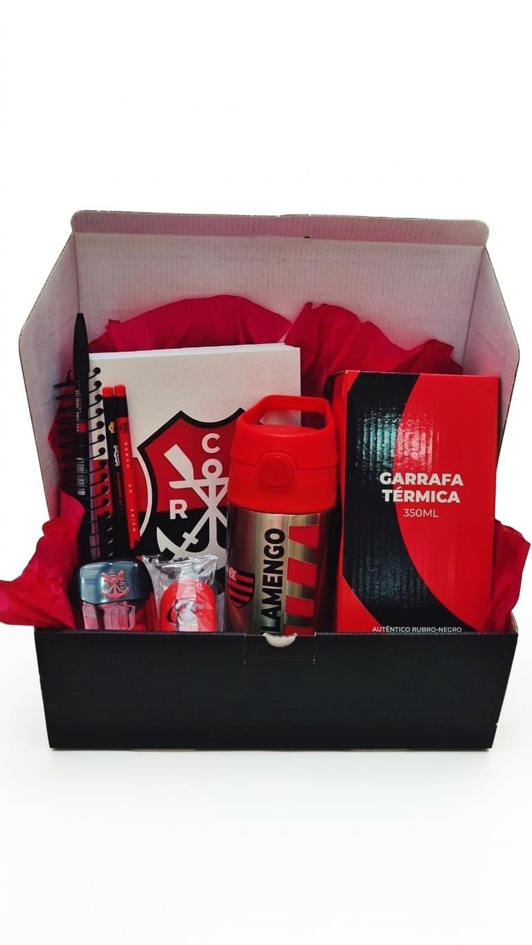 KIT ESCOLAR .:  Kit Flamengo Luxo