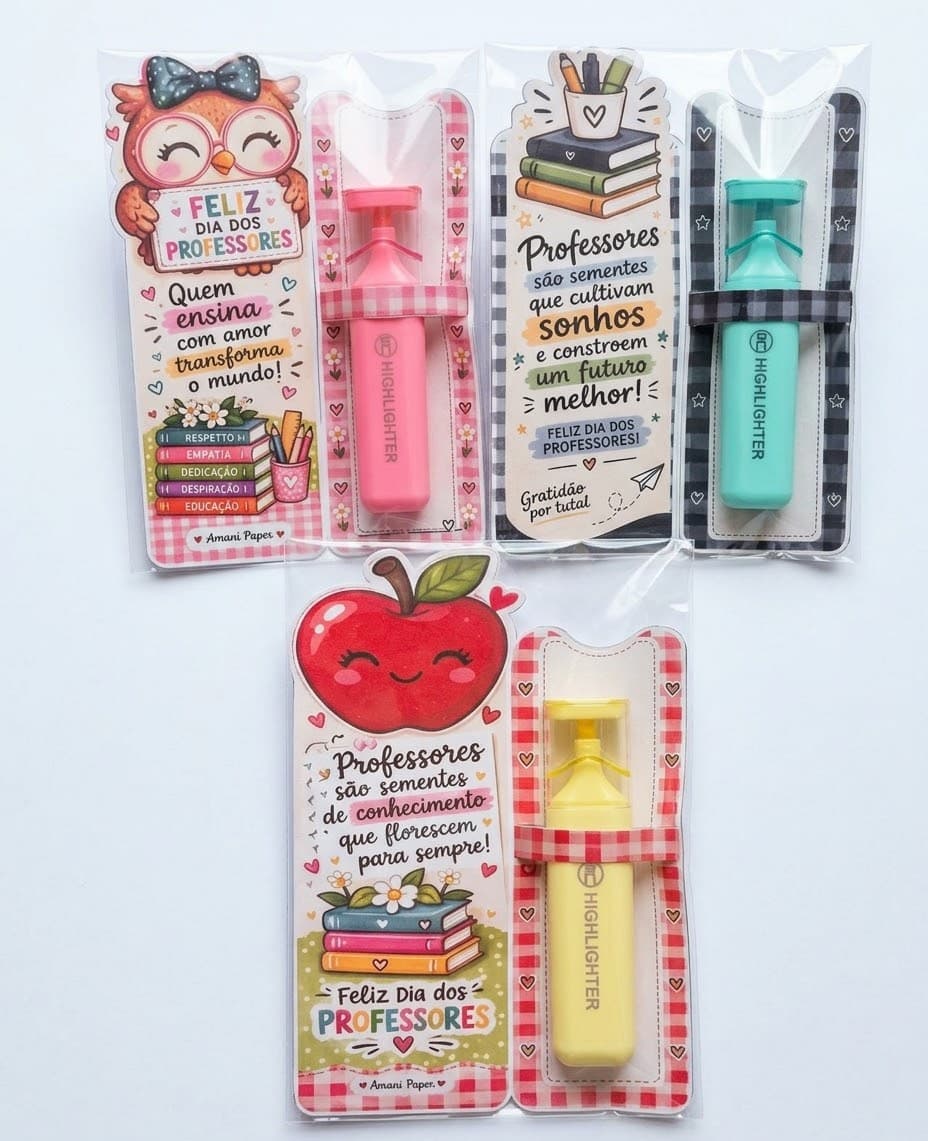 KIT ESCOLAR .:Coleção Prof 2026 - Marca-texto