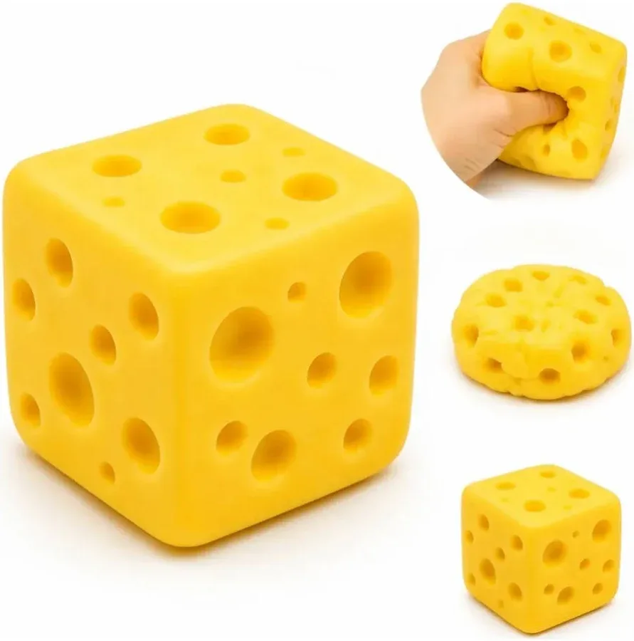 Brinquedos Squishy Queijo